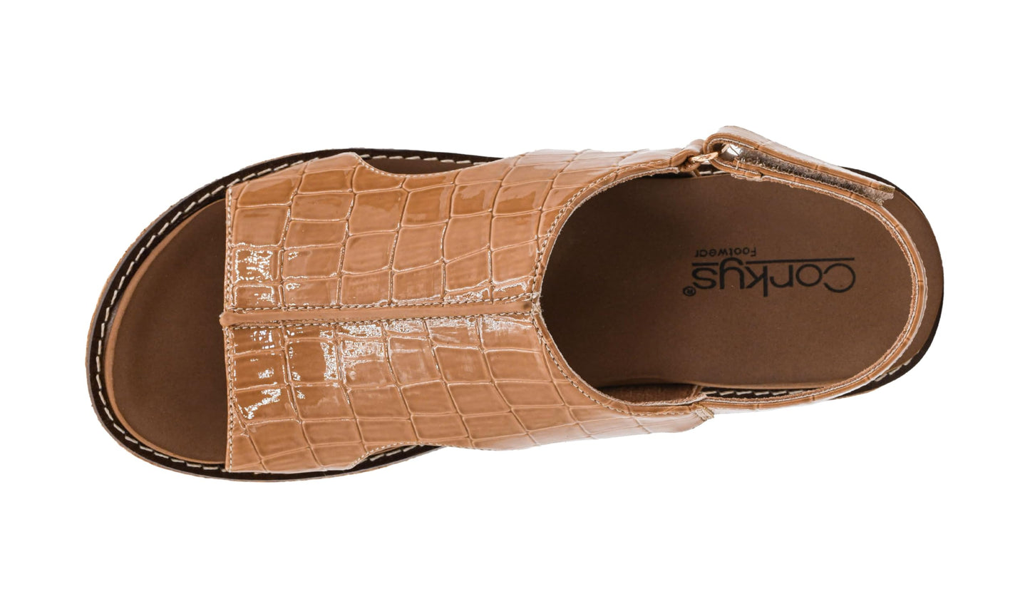 Corkys Footwear Volta Wedge - Chic Elegance Meets All-Year Comfort with a 2-Inch Cork Heel and Marshmallow Insole for Stylish Everyday Wear and All-Day Comfort