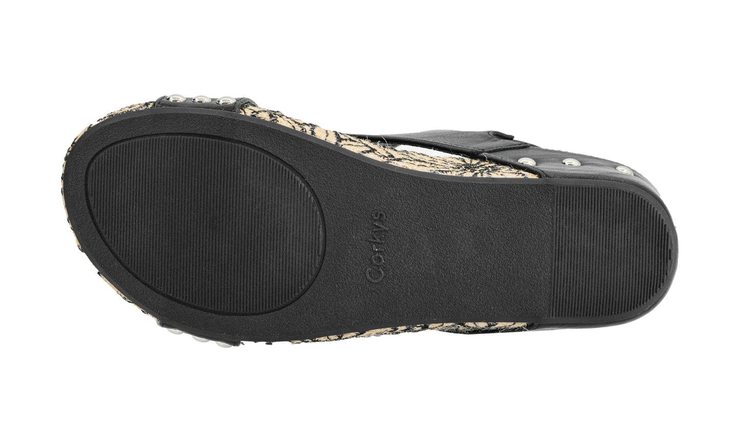 Corkys Footwear Volta Wedge - Chic Elegance Meets All-Year Comfort with a 2-Inch Cork Heel and Marshmallow Insole for Stylish Everyday Wear and All-Day Comfort