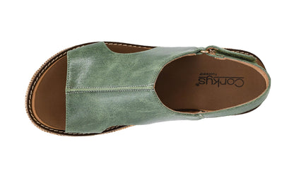 Corkys Footwear Volta Wedge - Chic Elegance Meets All-Year Comfort with a 2-Inch Cork Heel and Marshmallow Insole for Stylish Everyday Wear and All-Day Comfort