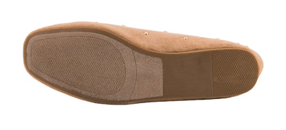 Corkys Footwear Hey Girl Womens Dont Be Rude Studded Ballet Flat - Featuring A Padded Insole for All Day Wear, Studs Along The Upper, and A Rounded Toe for A Polished Look