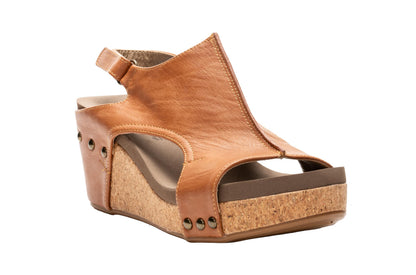 Corkys Footwear Womens Carley Wedges, Featuring Corkys EVA Foam Cushioned Insoles, A 2.5 Inch Heel, Lightweight For All Day Wear, And Hook And Loop Closure