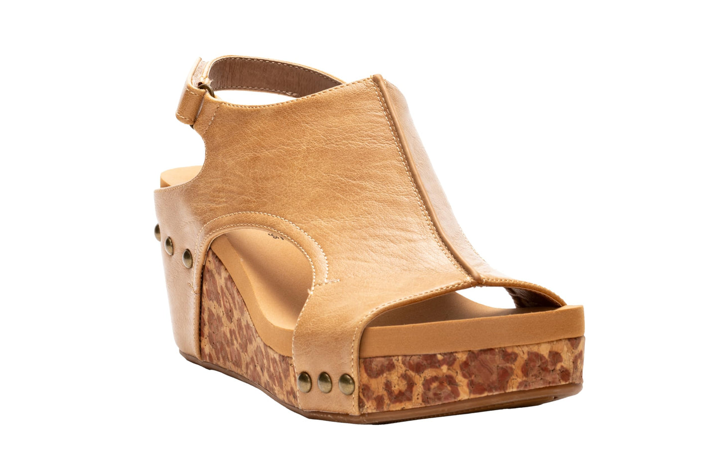 Corkys Footwear Women's Carley Wedges, Featuring Corkys EVA Foam Cushioned Insoles, A 2.5 Inch Heel, Lightweight For All Day Wear, And Hook And Loop Closure
