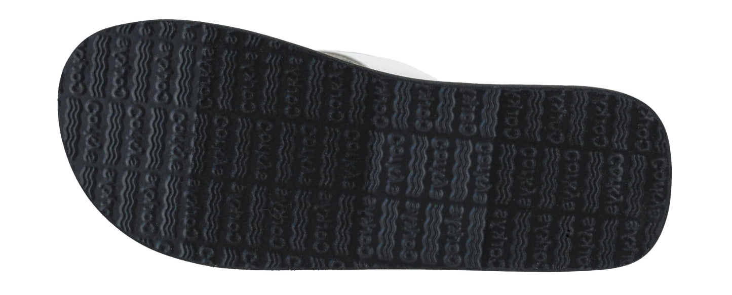 Corkys Footwear Womens Summer Plans Flip Flops - Featuring a Comfortable EVA Insole, A Traction Outsole, and Soft Faux Leather Straps - Comfortable and Lightweight