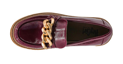Corkys Footwear Women's Not Literally Slip-On Loafer, with A Chunky Heel and Lug Sole, Cushioned Insoles for All Day Wear, and A Chunky Chain Detail Across The Upper