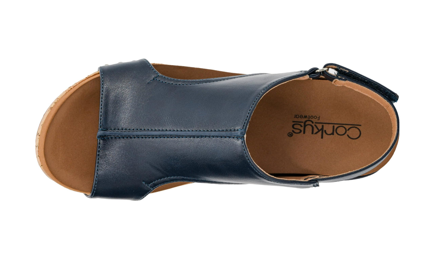 Corkys Footwear Volta Wedge - Chic Elegance Meets All-Year Comfort with a 2-Inch Cork Heel and Marshmallow Insole for Stylish Everyday Wear and All-Day Comfort
