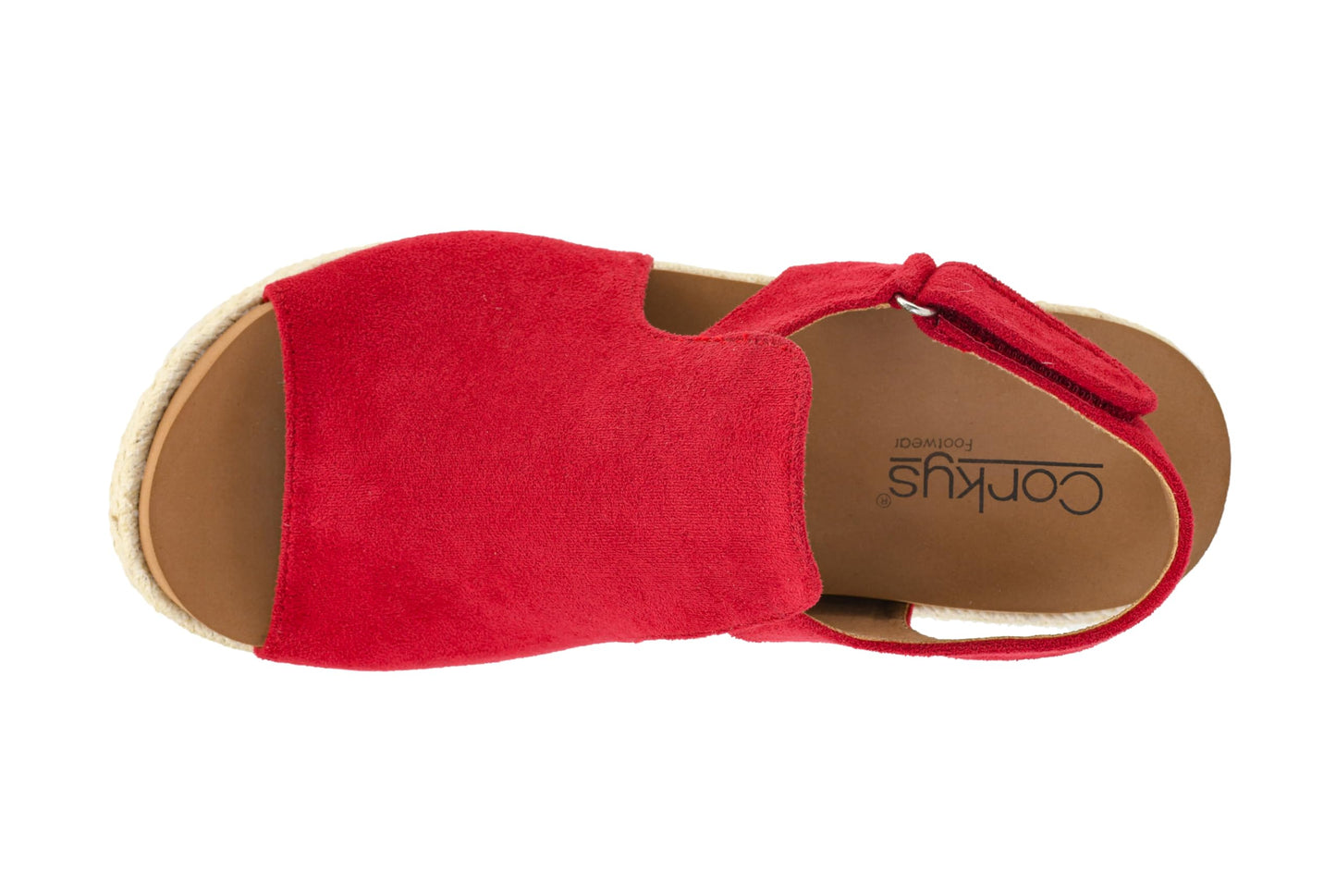 Corkys Footwear Pose Wedges | Memory Foam Insoles, 2.5-Inch Heel, Hook and Loop Closure | Stylish and Comfortable for All Day Wear
