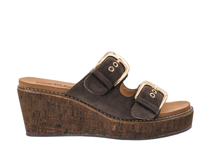 Corkys Footwear Womens 2.5-inch Double Dare Wedge