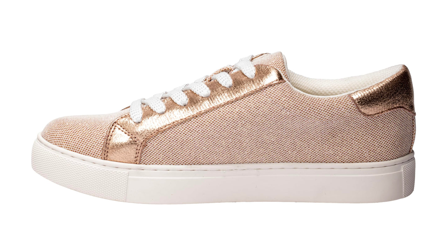 Corkys Footwear Women's Supernova Lace-Up Glitter Star Sneakers