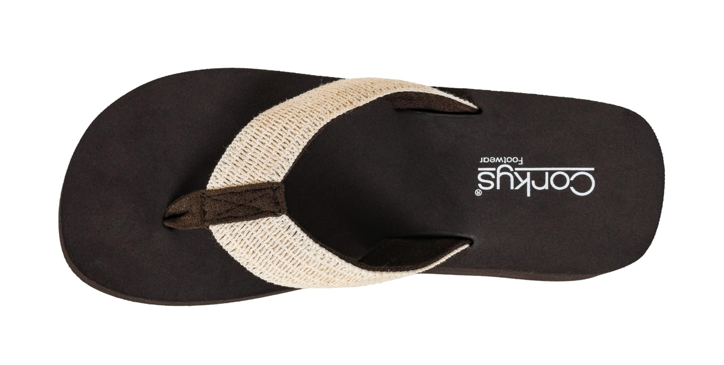 Corkys Footwear Women's Mai Tai Flip Flops - Featuring a Stylish V-Strap Design and a 2.5-Inch Platform, Blending Casual Elegance with Ultimate Comfort