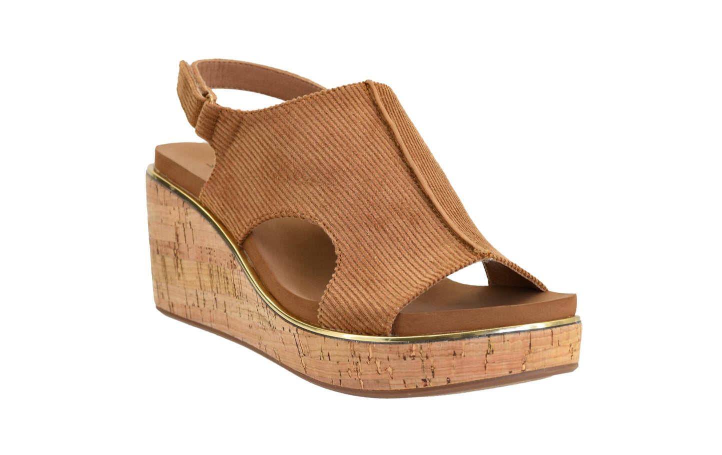 Corkys Footwear Women's Carley Wedges, Featuring Corkys EVA Foam Cushioned Insoles, A 2.5 Inch Heel, Lightweight For All Day Wear, And Hook And Loop Closure