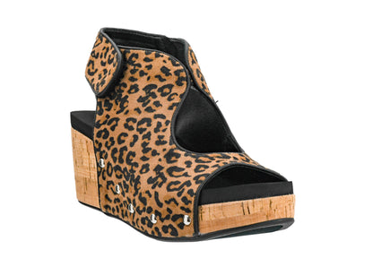 Corkys Footwear Womens Frisky Wedge - Featuring a 2.5-Inch Heel, A Lightweight Cork Heel, Adjustable Ankle Strap, and All-Day Comfort for Effortless Style