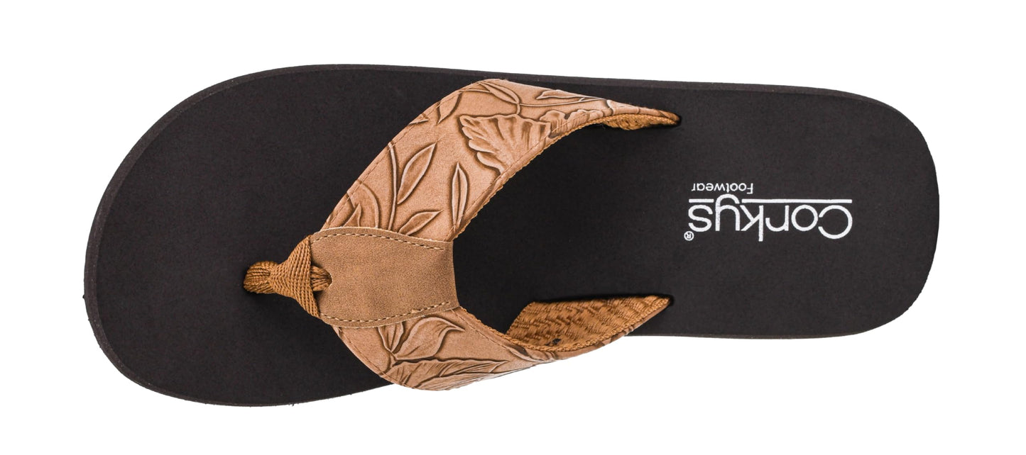 Corkys Footwear Womens Summer Break Flip Flops - Featuring A Thong Strap With Soft and Comfortable EVA insoles for All-Day Wear - Chic and Trendy Flip Flops