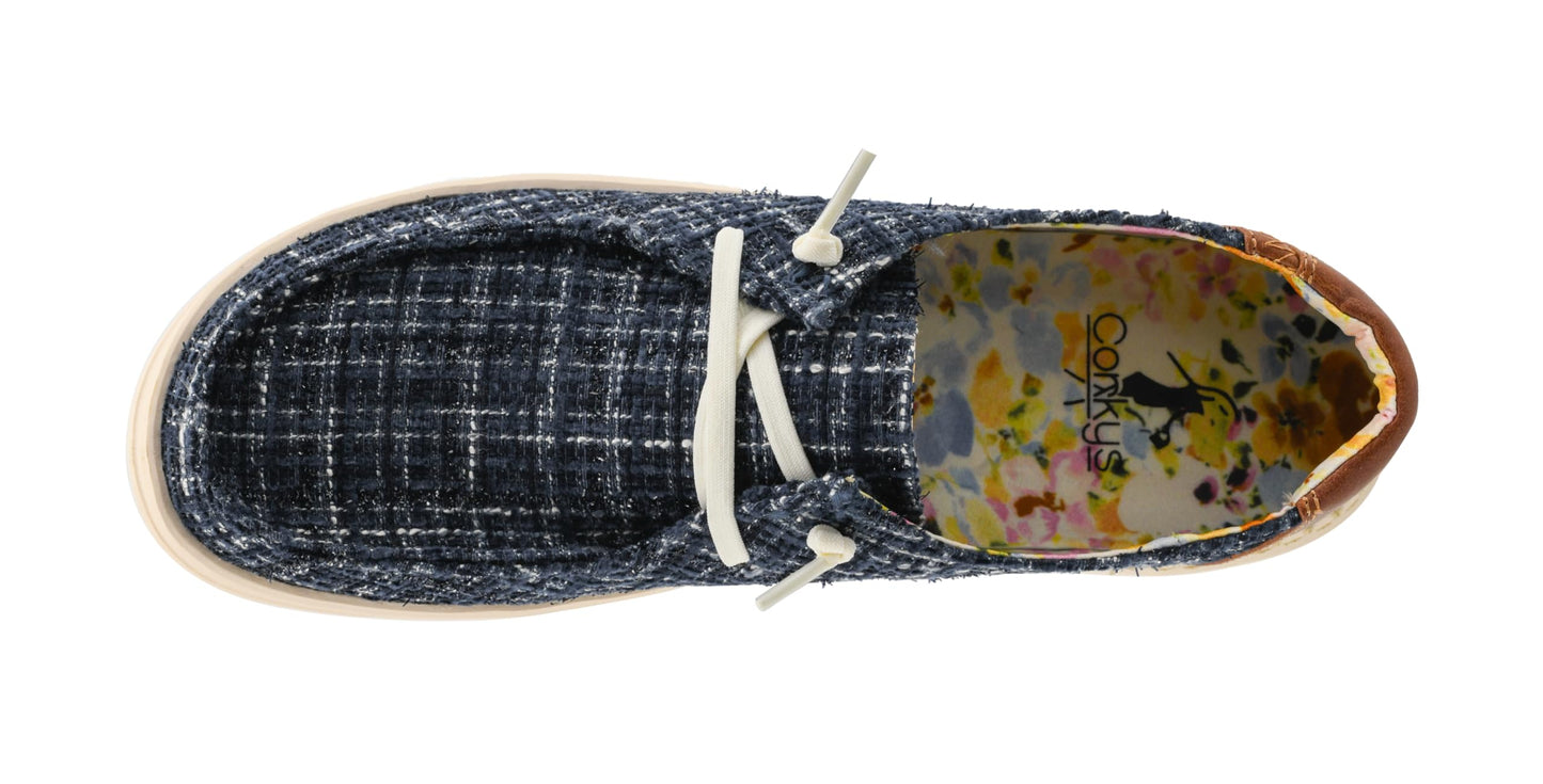 Corkys Footwear Women's Kayak 2 Slip-On Loafer - Featuring a Chic and Versatile Slip-On Design, A Subtle 1-Inch Heel, Cushioned and Removable Insoles for All Day Wear