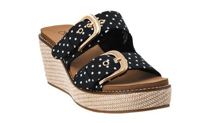 Corkys Footwear Womens 2.5-inch Manifest Wedge - Featuring Two Straps with Adjustable Buckles, Corkys Signature EVA Insoles for All-Day Comfort, and a Wrapped Outsole