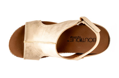 Corkys Footwear Women's Carley Wedges, Featuring Corkys EVA Foam Cushioned Insoles, A 2.5 Inch Heel, Lightweight For All Day Wear, And Hook And Loop Closure