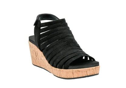 Corkys Footwear Women's Oopsie Daisey Wedge - Featuring a 2.5-Inch Heel, A Strappy and Breathable Upper, Signature Corkys Soft EVA Insoles for All-Day Wear