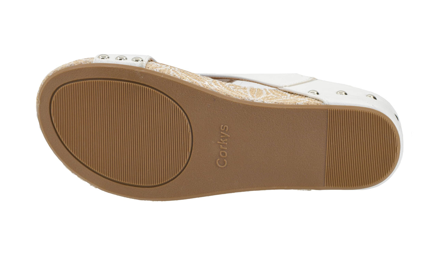 Corkys Footwear Volta Wedge - Chic Elegance Meets All-Year Comfort with a 2-Inch Cork Heel and Marshmallow Insole for Stylish Everyday Wear and All-Day Comfort