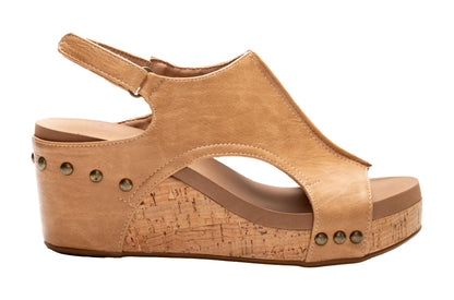 Corkys Footwear Womens Carley Wedges, Featuring Corkys EVA Foam Cushioned Insoles, A 2.5 Inch Heel, Lightweight For All Day Wear, And Hook And Loop Closure