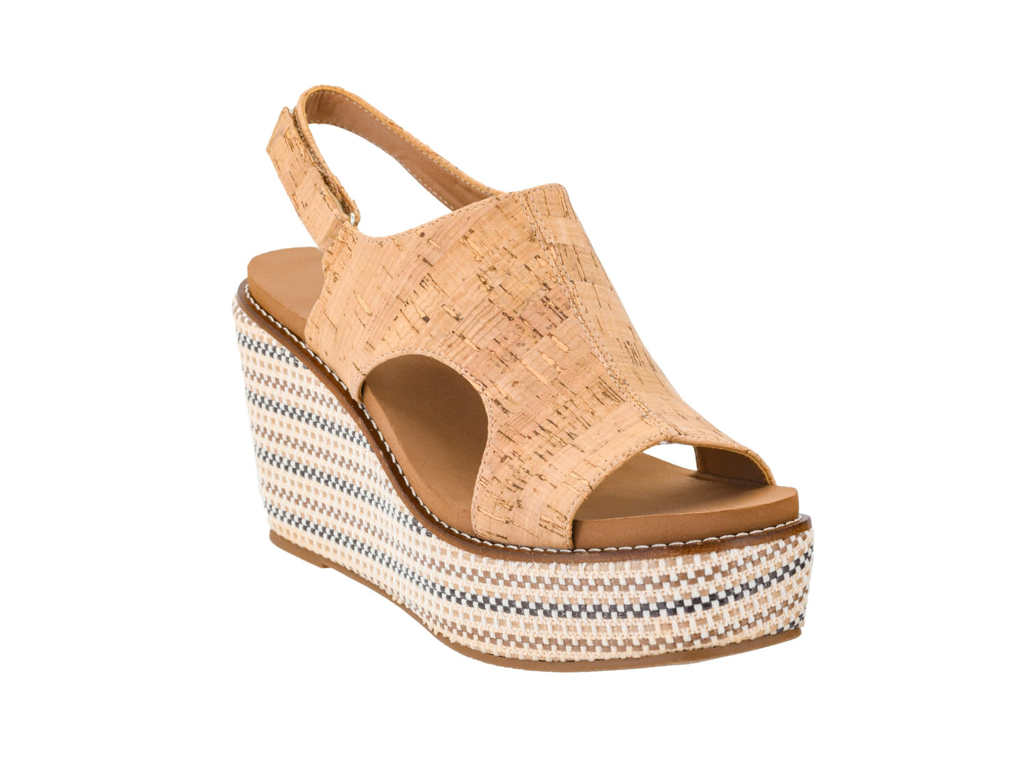 Corkys Footwear Women's Freddie Wedge Sandals with 3.75-Inch Heel and 2-inch Platform- Comfort-Enhancing EVA Insoles, and Stylish Jute Wrapped Bottom Design