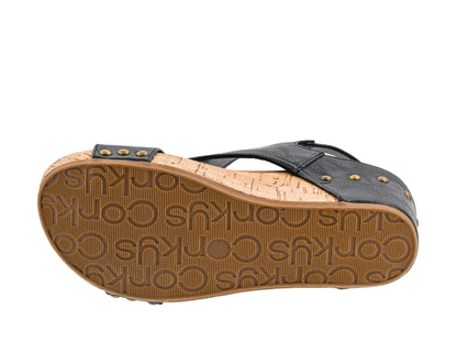 Corkys Carley Wedge Sandal — Cork Platform Heel Built for All-Day Wear
