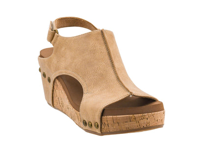 Corkys Carley Wedge Sandal — Cork Platform Heel Built for All-Day Wear