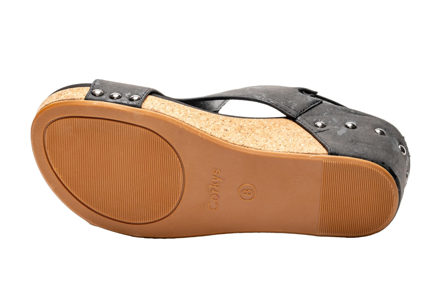 Corkys Footwear Womens Carley Wedges, Featuring Corkys EVA Foam Cushioned Insoles, A 2.5 Inch Heel, Lightweight For All Day Wear, And Hook And Loop Closure