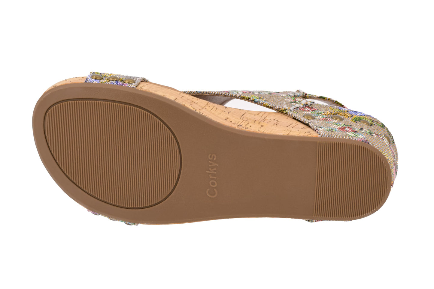 Corkys Footwear Women's Carley Wedges, Featuring Corkys EVA Foam Cushioned Insoles, A 2.5 Inch Heel, Lightweight For All Day Wear, And Hook And Loop Closure