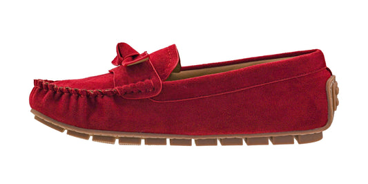 Corkys Footwear Women's Driving Miss Daisy Driving Loafer/Moccasin, A Classic Slip-On with Bow Knot, Cushioned Insole and Durable Rubber Outsole for All-Day Comfort