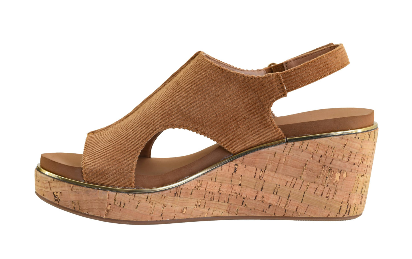 Corkys Footwear Women's Carley Wedges, Featuring Corkys EVA Foam Cushioned Insoles, A 2.5 Inch Heel, Lightweight For All Day Wear, And Hook And Loop Closure