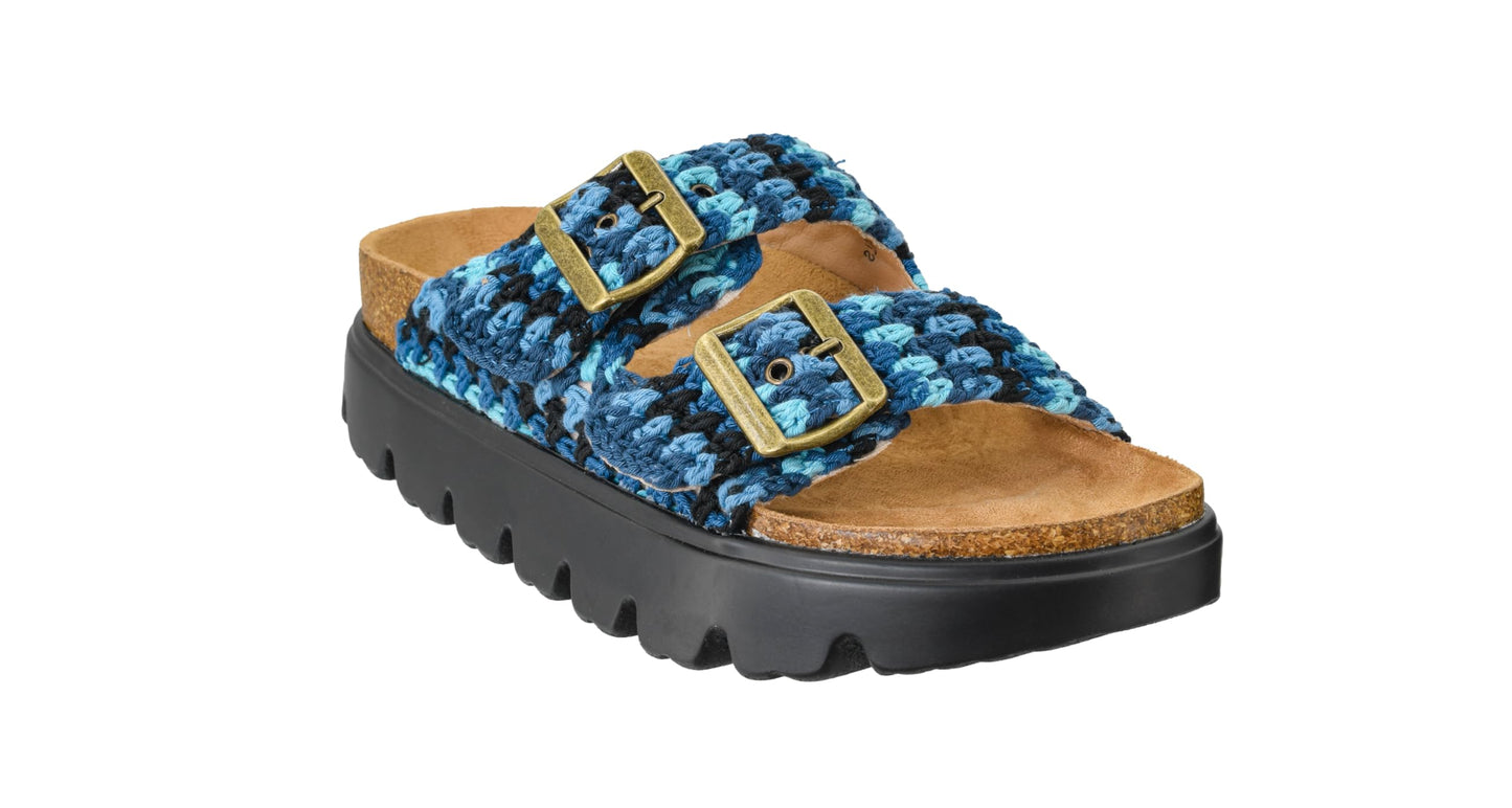 Corkys Footwear Hey Girl Women's 1 inch Rumor Has It Platform Sandals, Featuring Two Adjustable Buckles, A Soft Footbed, And A Lug Outsole, Perfect For Summer