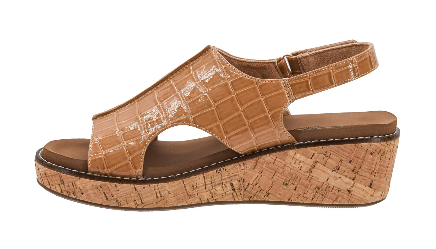 Corkys Footwear Volta Wedge - Chic Elegance Meets All-Year Comfort with a 2-Inch Cork Heel and Marshmallow Insole for Stylish Everyday Wear and All-Day Comfort