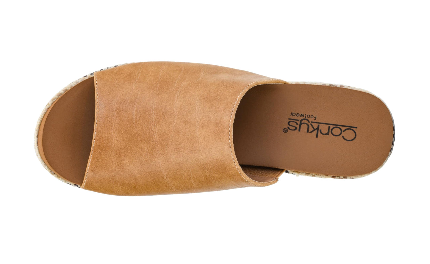 Corkys Footwear Totally Buggin Heeled Sandal - With A 3.25-Inch heel And 1-Inch platform, Chunky Heel, Slip-on Comfort, EVA Insole, and a Stylish Raffia Outsole
