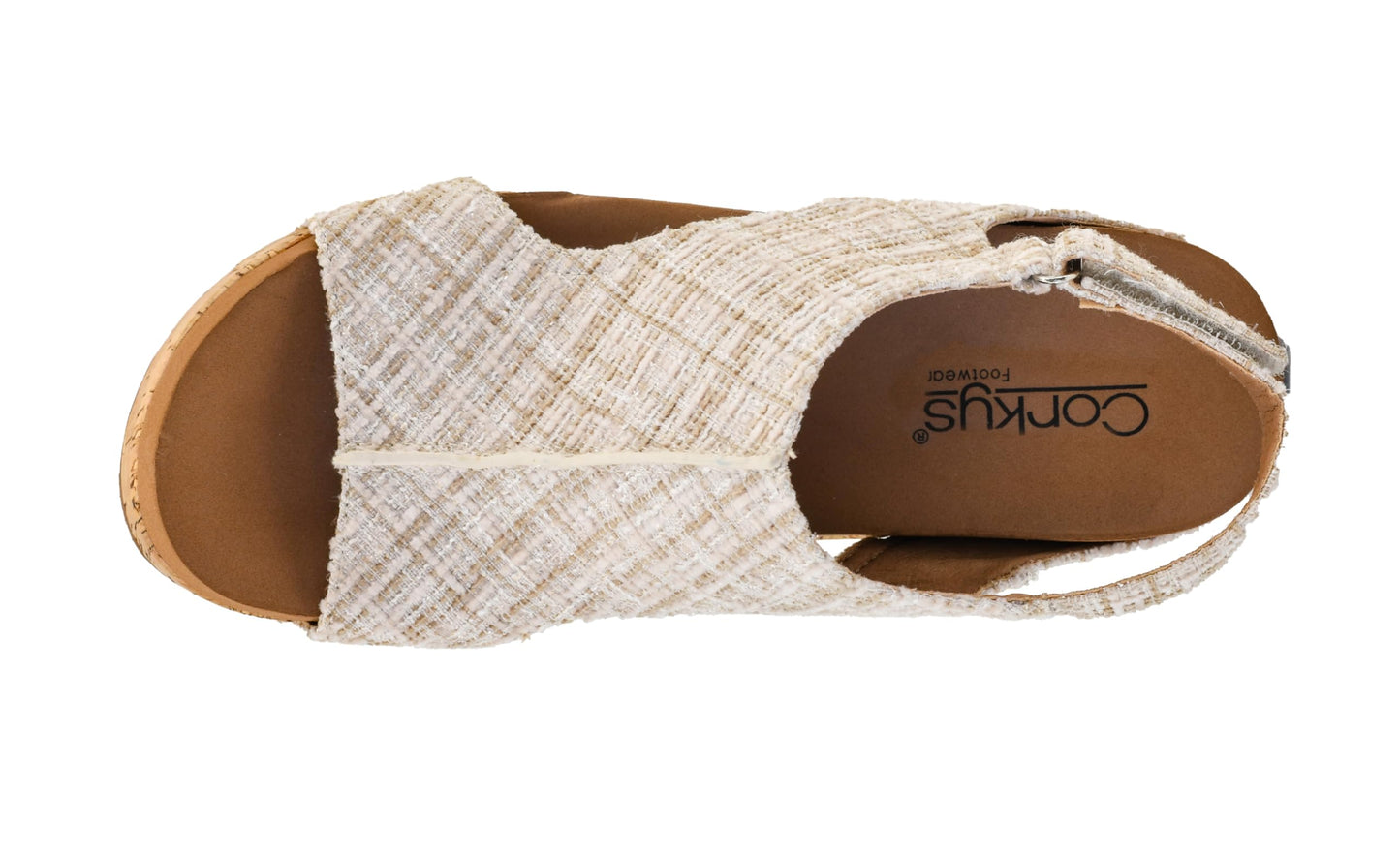 Corkys Footwear Women's Carley Wedges, Featuring Corkys EVA Foam Cushioned Insoles, A 2.5 Inch Heel, Lightweight For All Day Wear, And Hook And Loop Closure