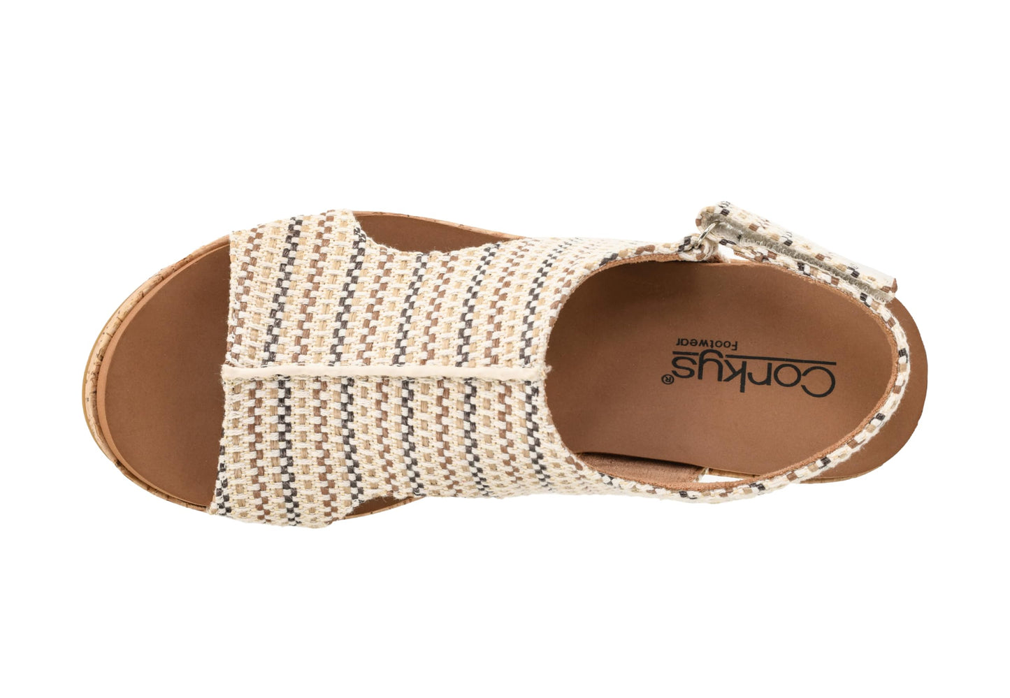 Corkys Footwear Women's Miss Carley Platform Sandal, 3 Inch Heel, Trendy And Comfortable Peep Toe with Adjustable Hook and Loop Strap, Year Round Wear