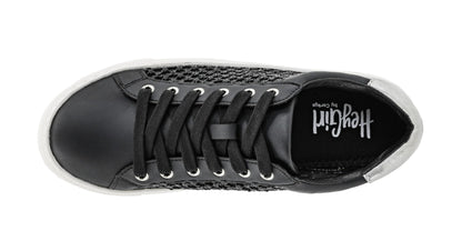 Corkys Footwear Hey Girl Keep Scrolling Sneaker - Stylish Lace-Up with Cushioned Comfort, Long-Lasting Support, with Breathable and Lightweight Mesh Detailing
