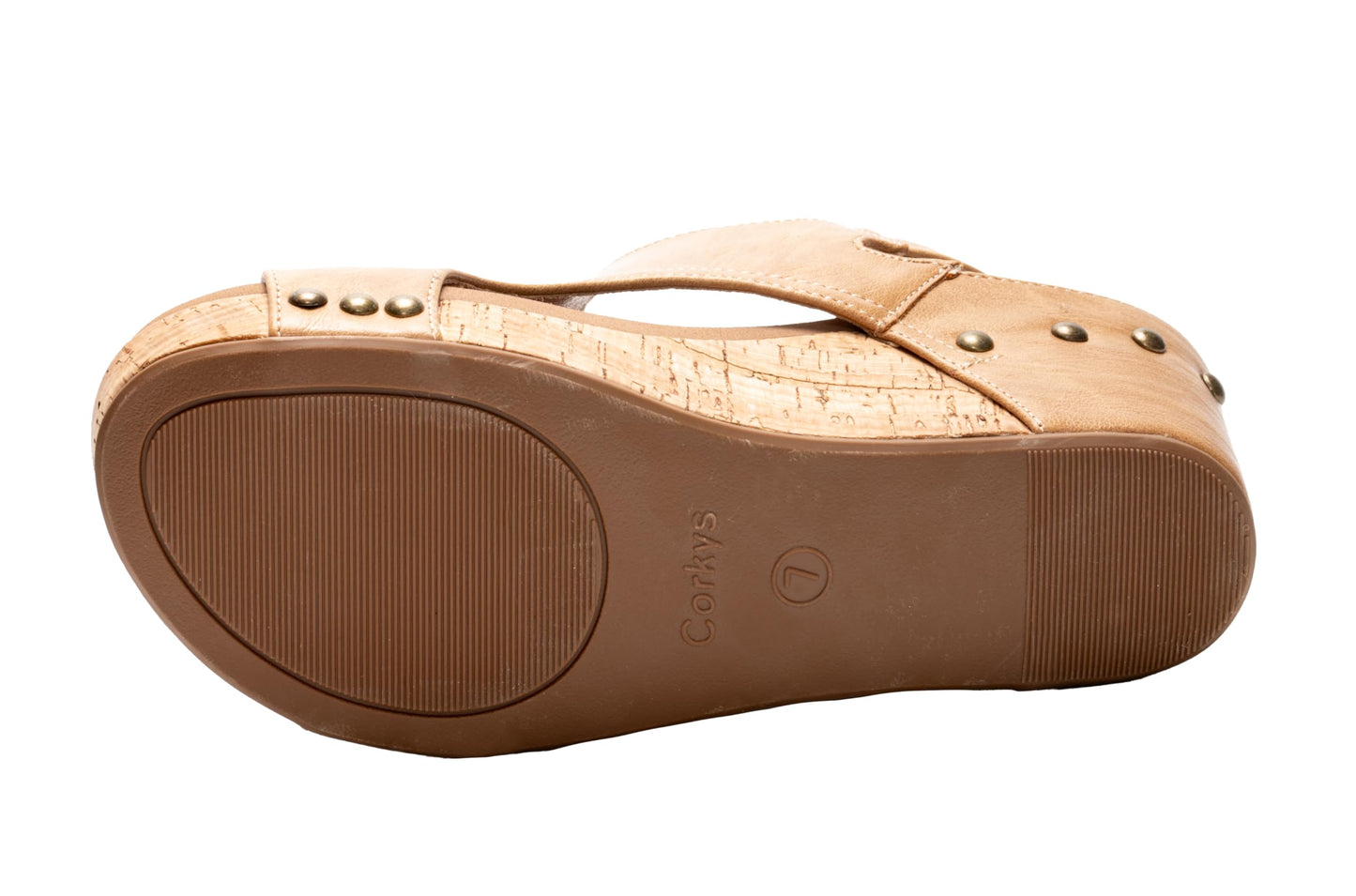 Corkys Footwear Womens Carley Wedges, Featuring Corkys EVA Foam Cushioned Insoles, A 2.5 Inch Heel, Lightweight For All Day Wear, And Hook And Loop Closure