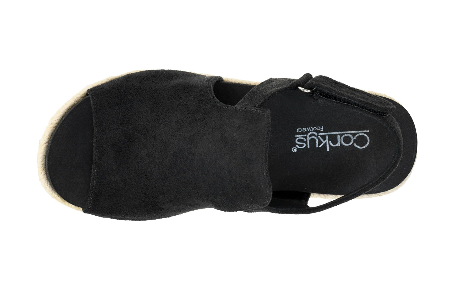 Corkys Footwear Pose Wedges | Memory Foam Insoles, 2.5-Inch Heel, Hook and Loop Closure | Stylish and Comfortable for All Day Wear