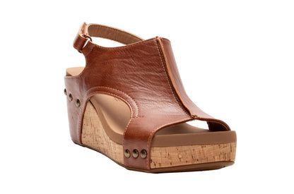 Corkys Footwear Womens Carley Wedges, Featuring Corkys EVA Foam Cushioned Insoles, A 2.5 Inch Heel, Lightweight For All Day Wear, And Hook And Loop Closure