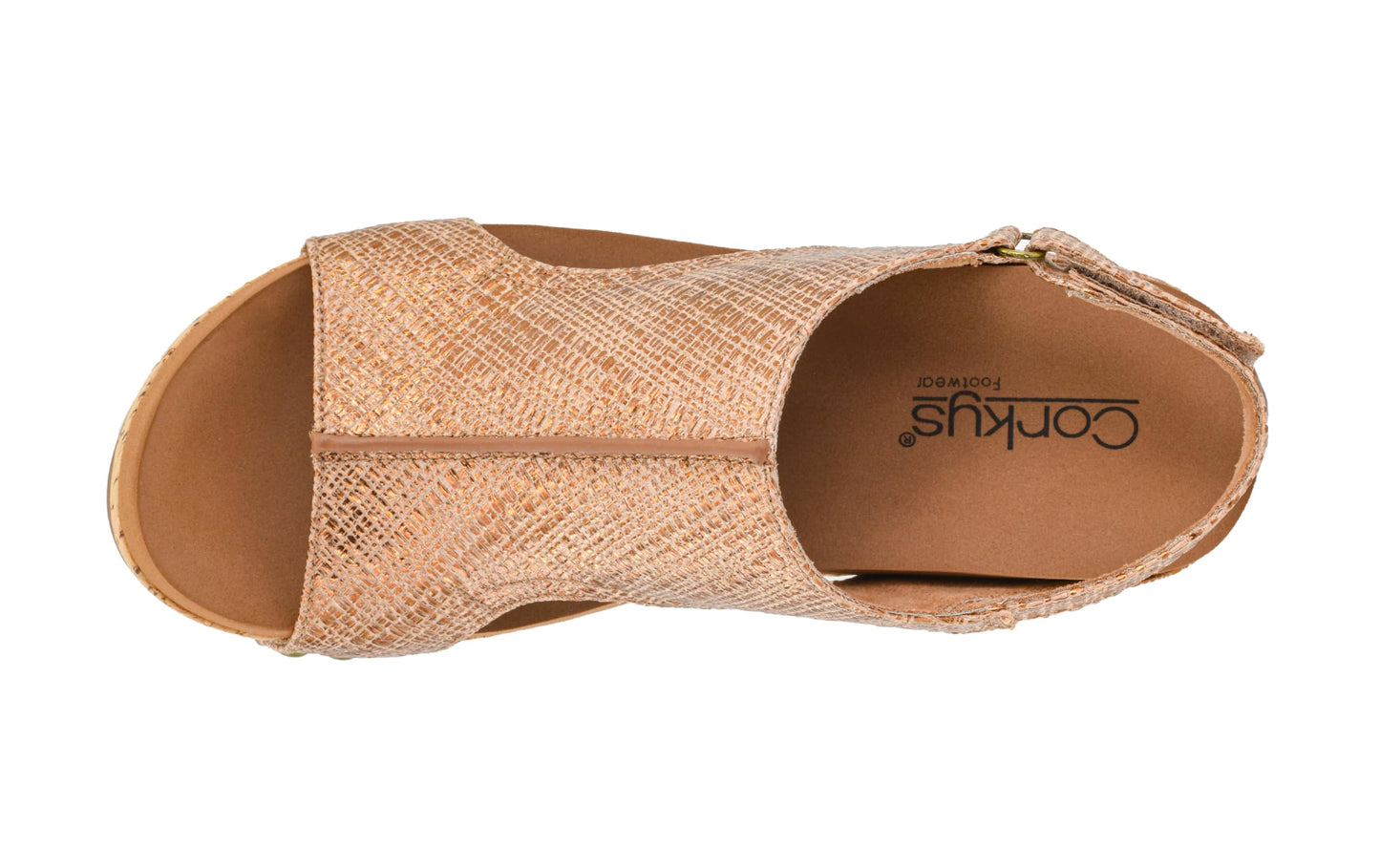 Corkys Footwear Women's Carley Wedges, Featuring Corkys EVA Foam Cushioned Insoles, A 2.5 Inch Heel, Lightweight For All Day Wear, And Hook And Loop Closure