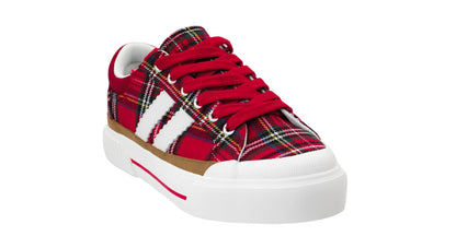 Corkys Footwear Hey Girl Womens Thats Her Fashion Sneaker - Featuring Two Stripes on The Side, Cushioned Insoles for All Day Wear, and A Lace-Up Design