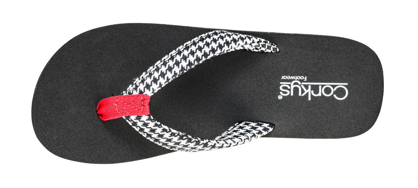 Corkys Footwear Womens Summer Plans Flip Flops - Featuring a Comfortable EVA Insole, A Traction Outsole, and Soft Faux Leather Straps - Comfortable and Lightweight