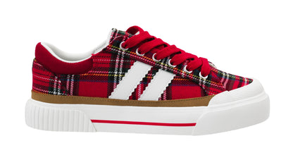 Corkys Footwear Hey Girl Womens Thats Her Fashion Sneaker - Featuring Two Stripes on The Side, Cushioned Insoles for All Day Wear, and A Lace-Up Design