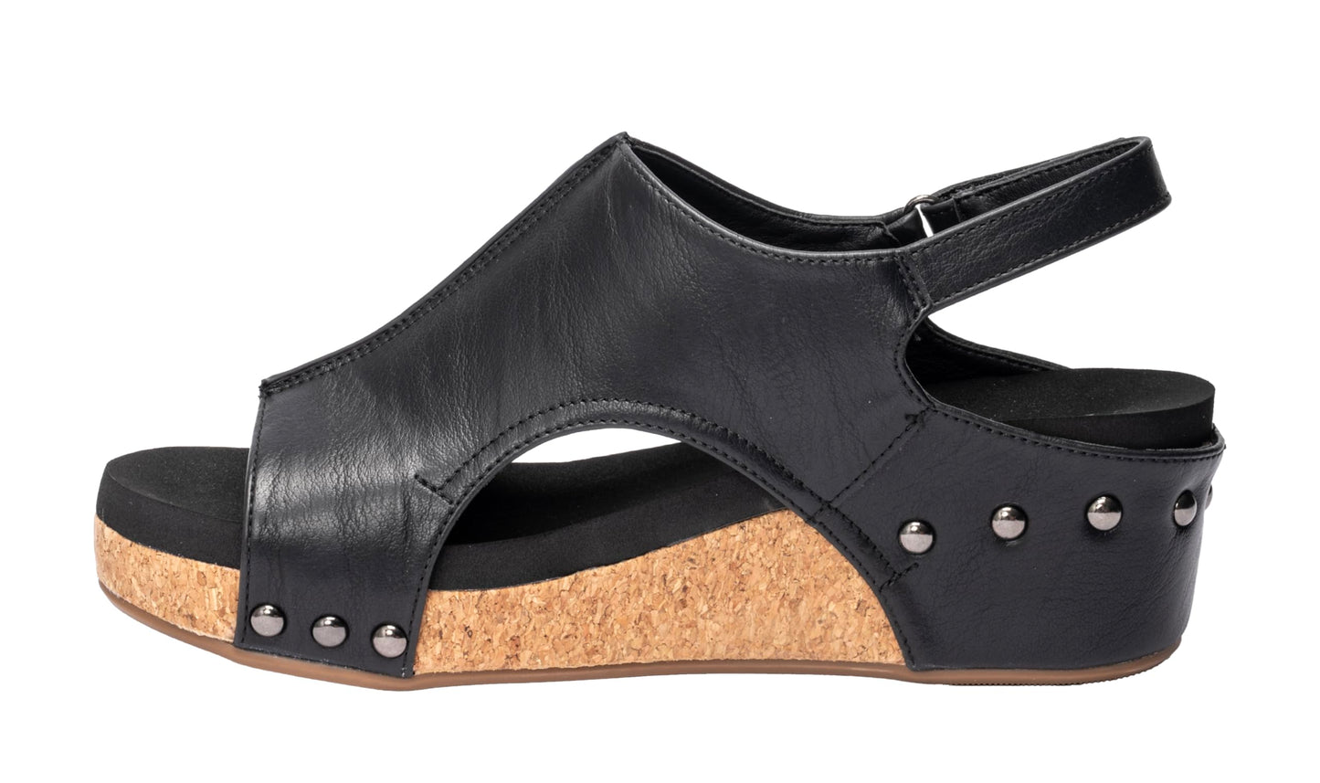 Corkys Footwear Volta Wedge - Chic Elegance Meets All-Year Comfort with a 2-Inch Cork Heel and Marshmallow Insole for Stylish Everyday Wear and All-Day Comfort