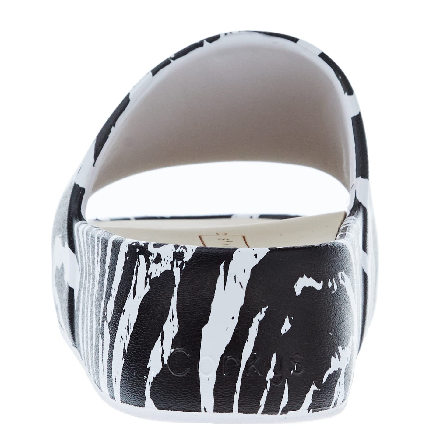 Corkys Footwear Women's Popsicle Zebra Slide
