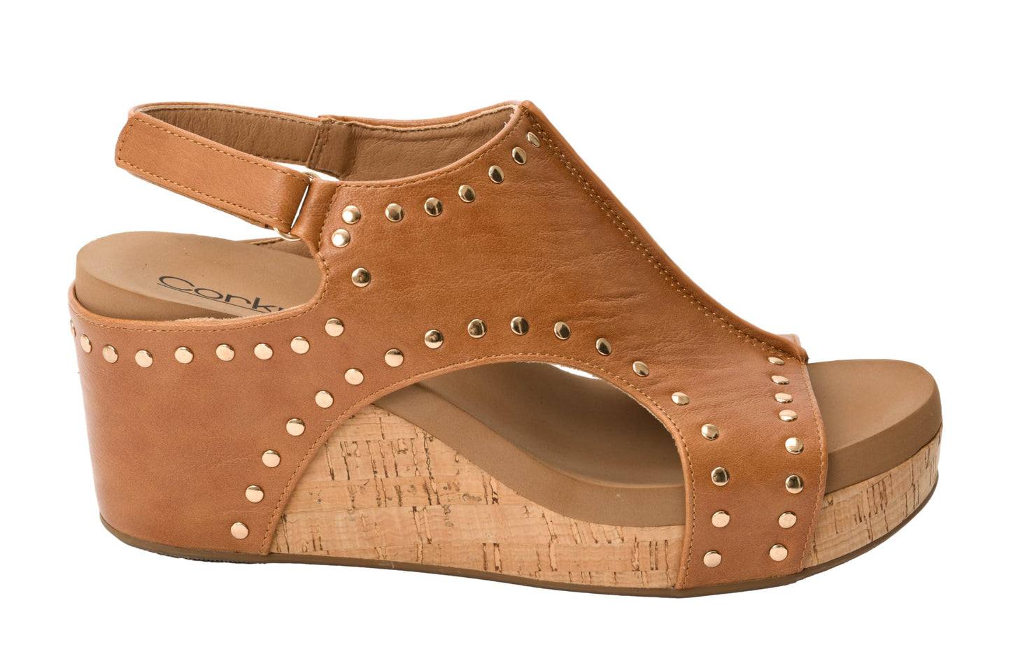 Corkys Footwear Women's Carley Wedges, Featuring Corkys EVA Foam Cushioned Insoles, A 2.5 Inch Heel, Lightweight For All Day Wear, And Hook And Loop Closure
