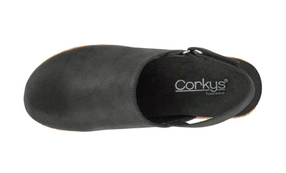 Corkys Footwear Womens Low Temps 2-inch Wedges - With Soft EVA Insoles, Closed Toe Design, Chic Fall Style, and Hook & Loop Closure for All-Day Comfort
