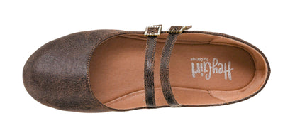 Corkys Footwear Hey Girl Women's Own It Ballet Flats, With Two Dainty Straps, Two Rhinestone Adjustable Buckles, And Lightly Cushioned Insoles For All Day Wear