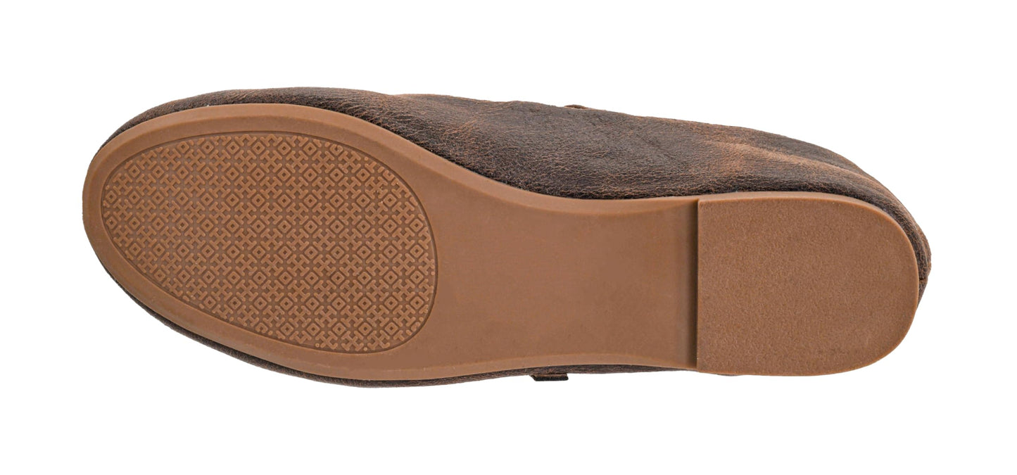Corkys Footwear Hey Girl Women's Own It Ballet Flats, With Two Dainty Straps, Two Rhinestone Adjustable Buckles, And Lightly Cushioned Insoles For All Day Wear
