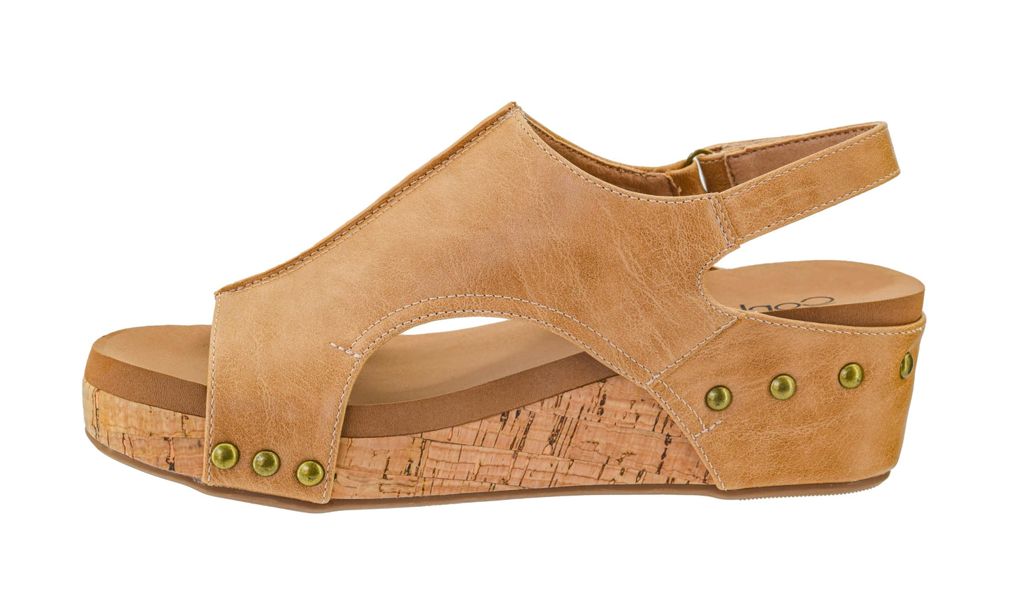 Corkys Footwear Volta Wedge - Chic Elegance Meets All-Year Comfort with a 2-Inch Cork Heel and Marshmallow Insole for Stylish Everyday Wear and All-Day Comfort