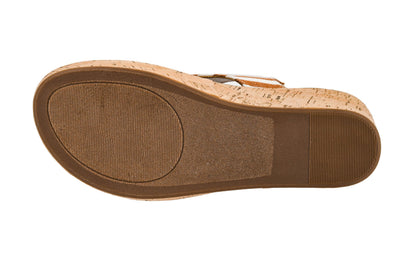 Corkys Footwear Womens Carley Wedges, Featuring Corkys EVA Foam Cushioned Insoles, A 2.5 Inch Heel, Lightweight For All Day Wear, And Hook And Loop Closure